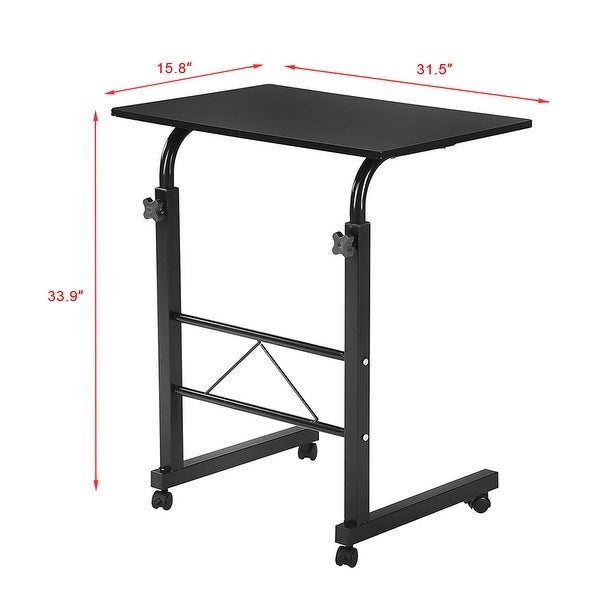 Removable P2 15MM Chipboard and Steel Side Table Black