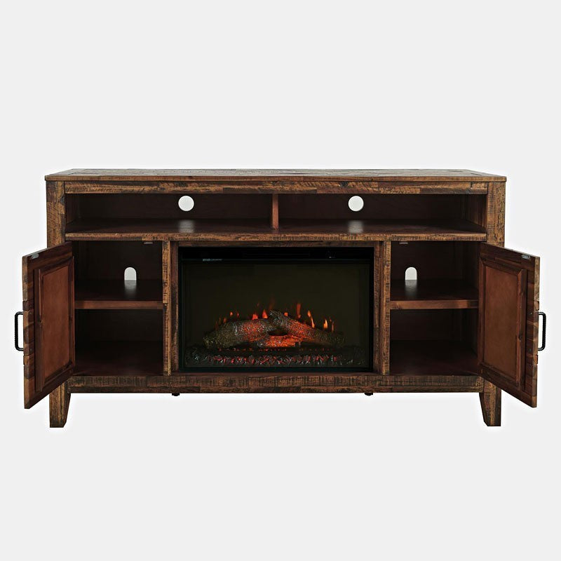 Painted Electric Fireplace & Media Console - 60