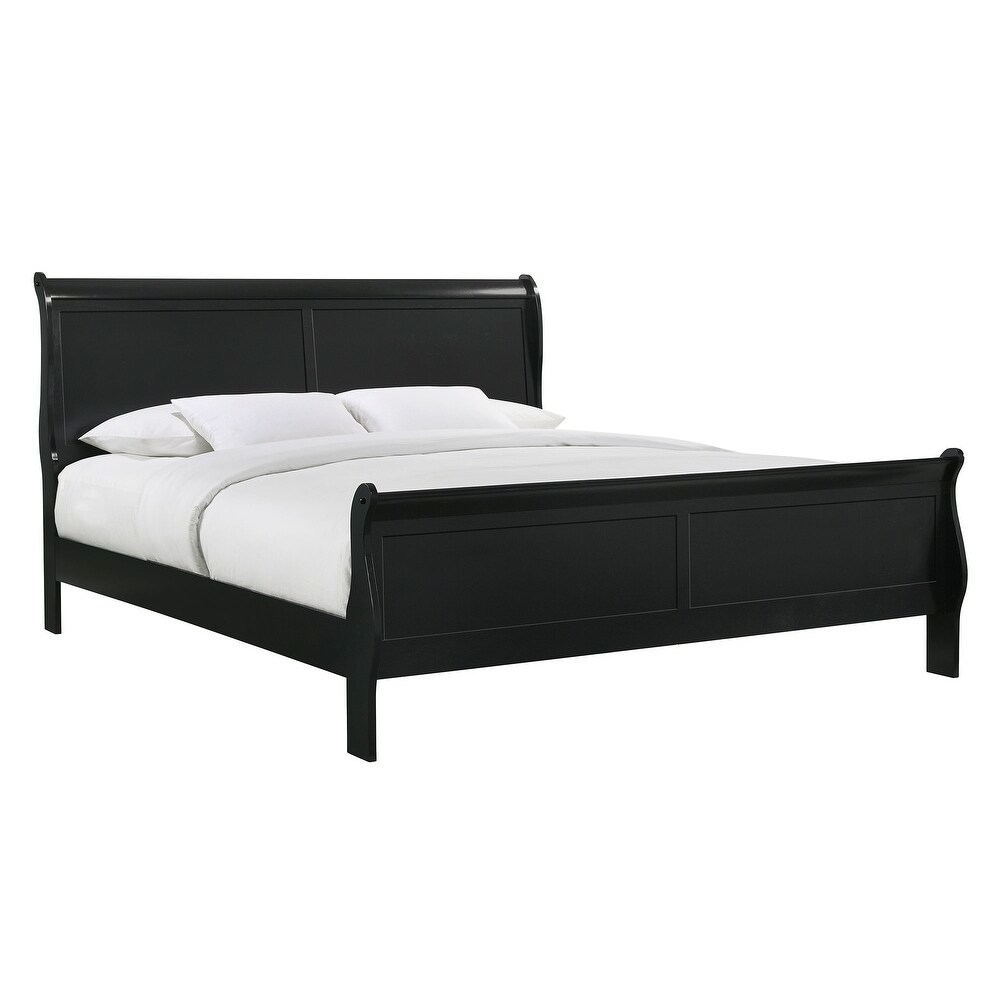 Picket House Furnishings Ellington King Panel Bed in Black