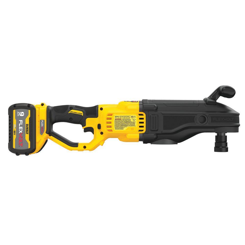 DW FLEXVOLT 60V MAX Cordless Brushless Quick-Change Stud and Joist Drill and (1) FLEXVOLT 9.0Ah Battery DCD471X1