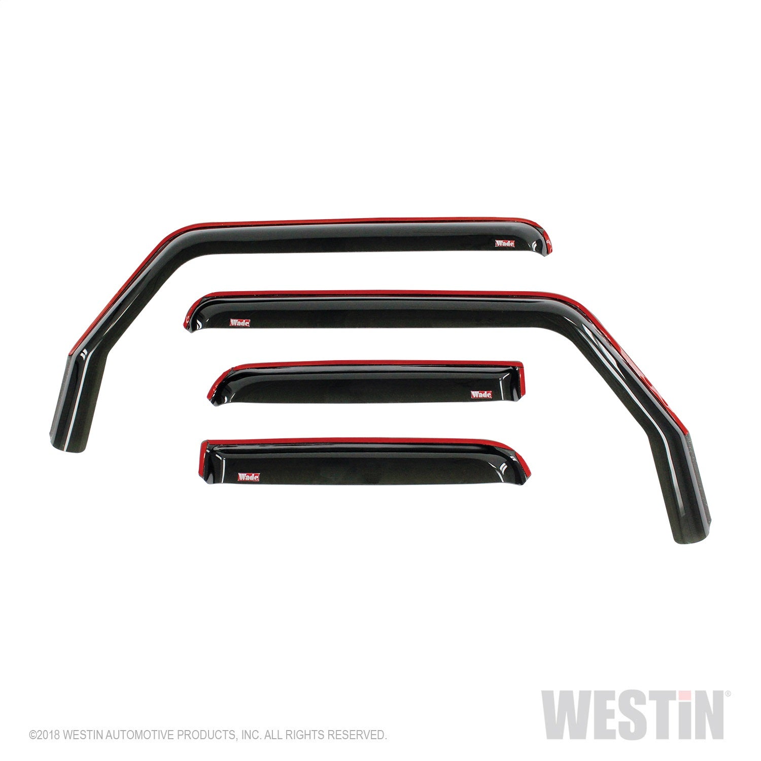 Westin 72-51499 In-Channel Wind Deflector Fits 18-22 Wrangler (JL)