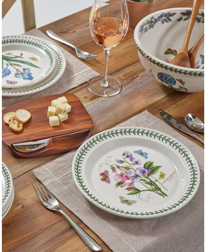 Portmeirion Botanic Garden Dinner Plates Assorted Set of 6