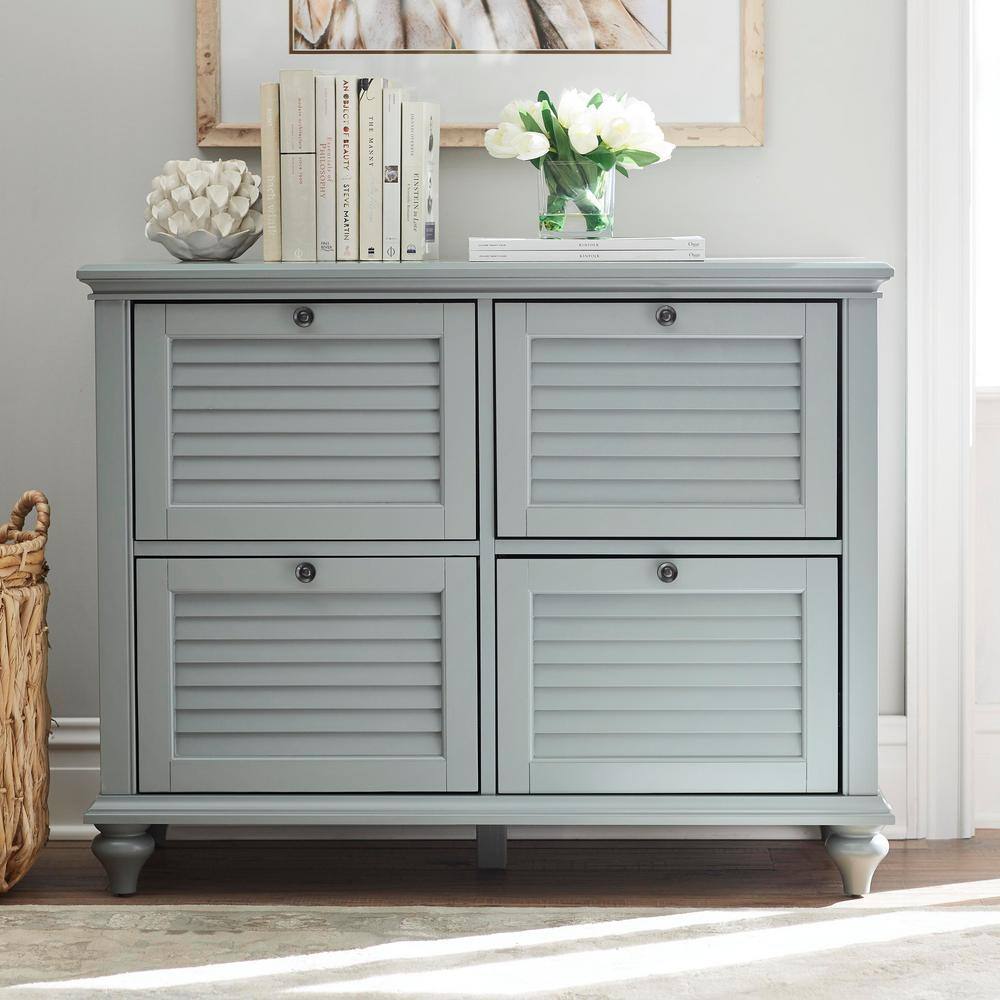 Home Decorators Collection Hamilton Grey 4-Drawer File Cabinet 9786800270