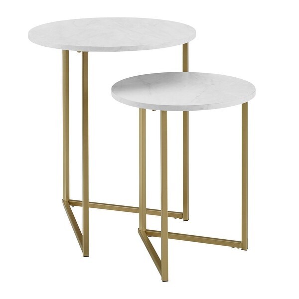 Middlebrook V-leg Nesting Side Table Set