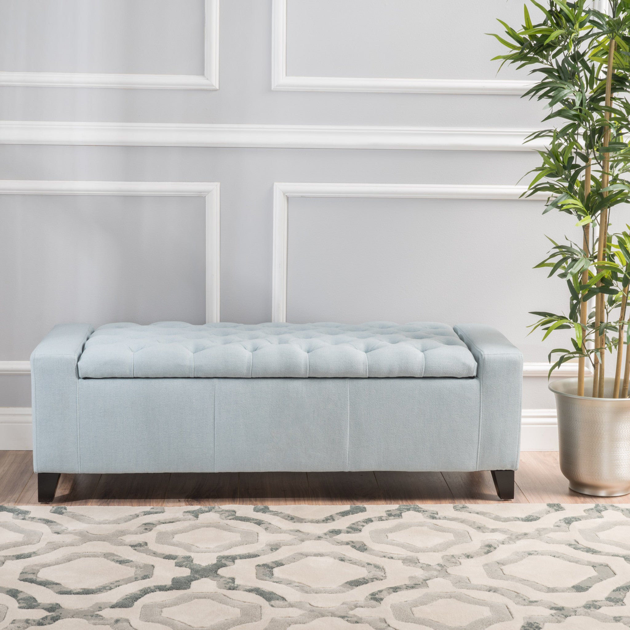 Seattle Tufted Storage Ottoman Bench