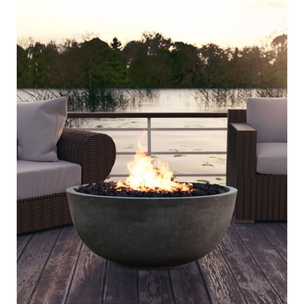 39 inch Round Gas Fire Bowl