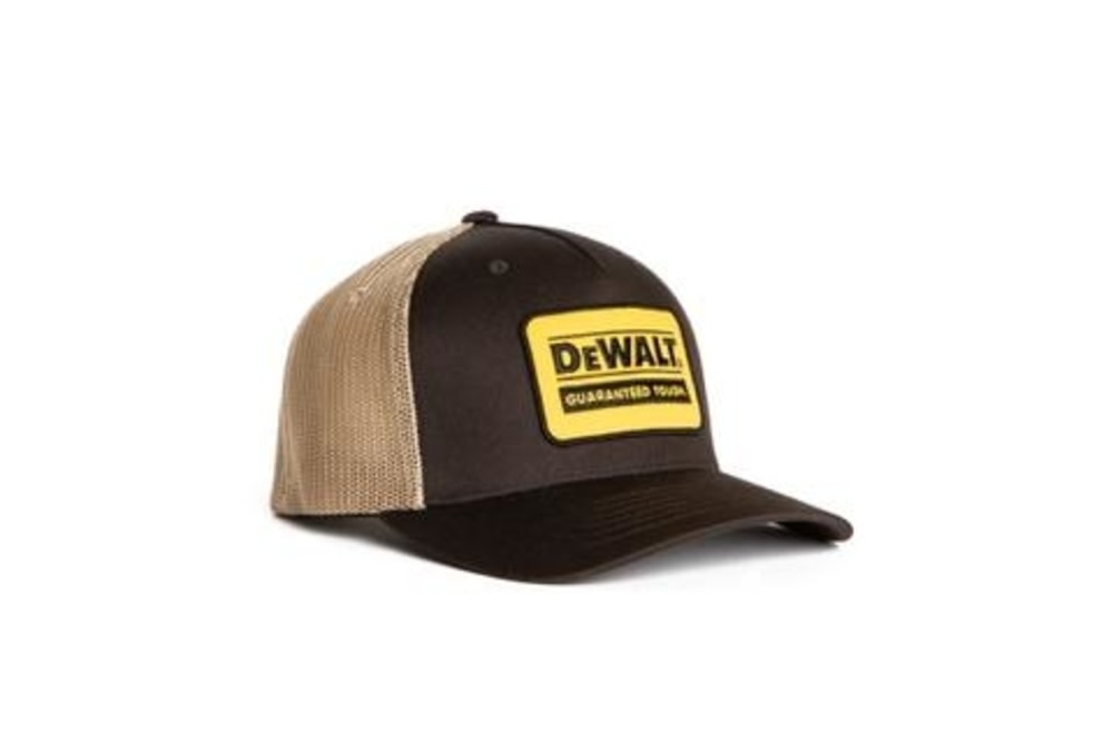 DW Oakdale Trucker Hat with Patch Bark with Tan Mesh - OSFA DXWW50041-310-OSFA from DW