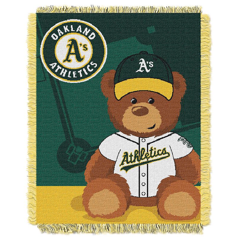 Oakland Athletics Baby Jacquard Throw