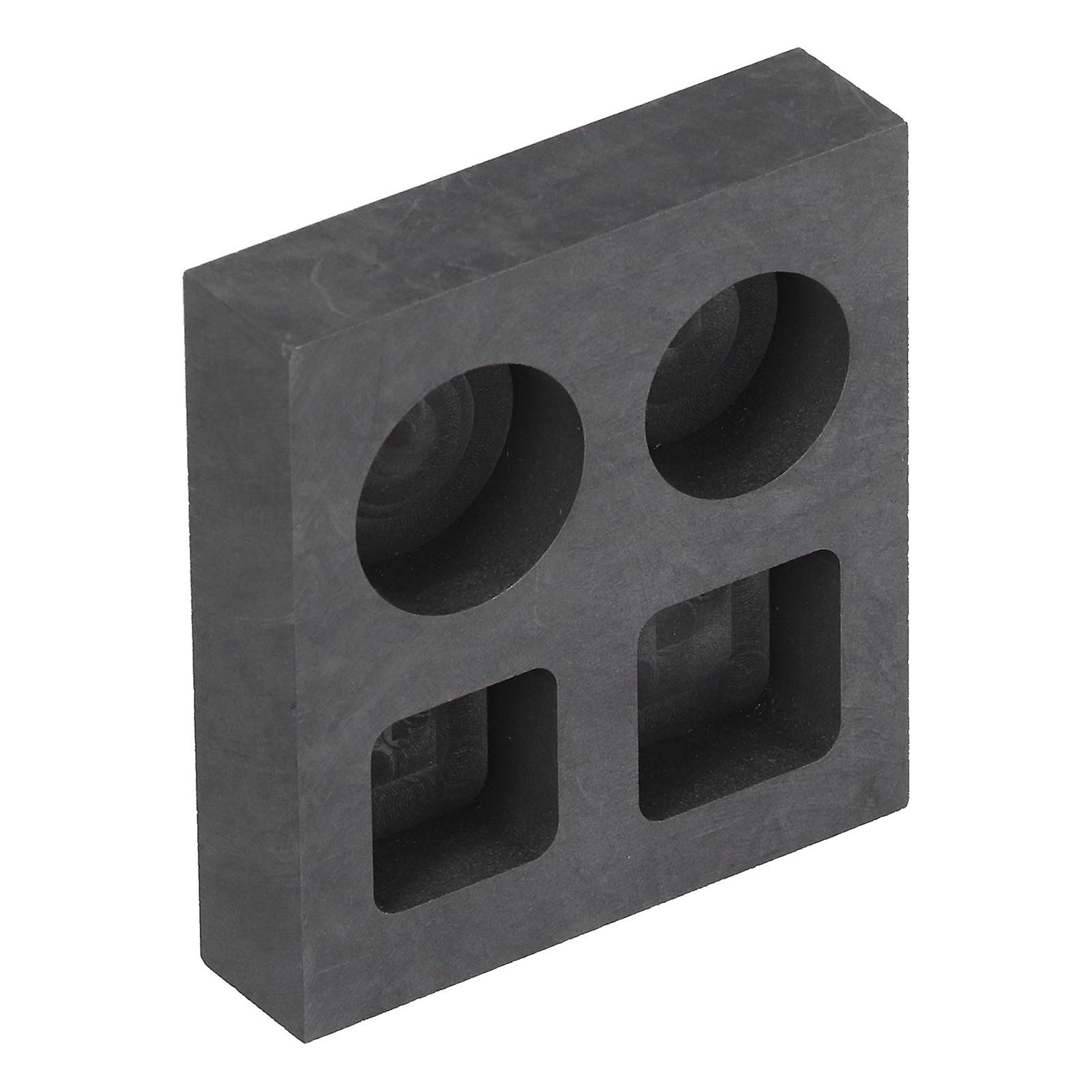 Graphite Mold Thermal Conductivity 2000 High Temperature Resistant 4 Holes Combination Ingot Molds For Metal Casting