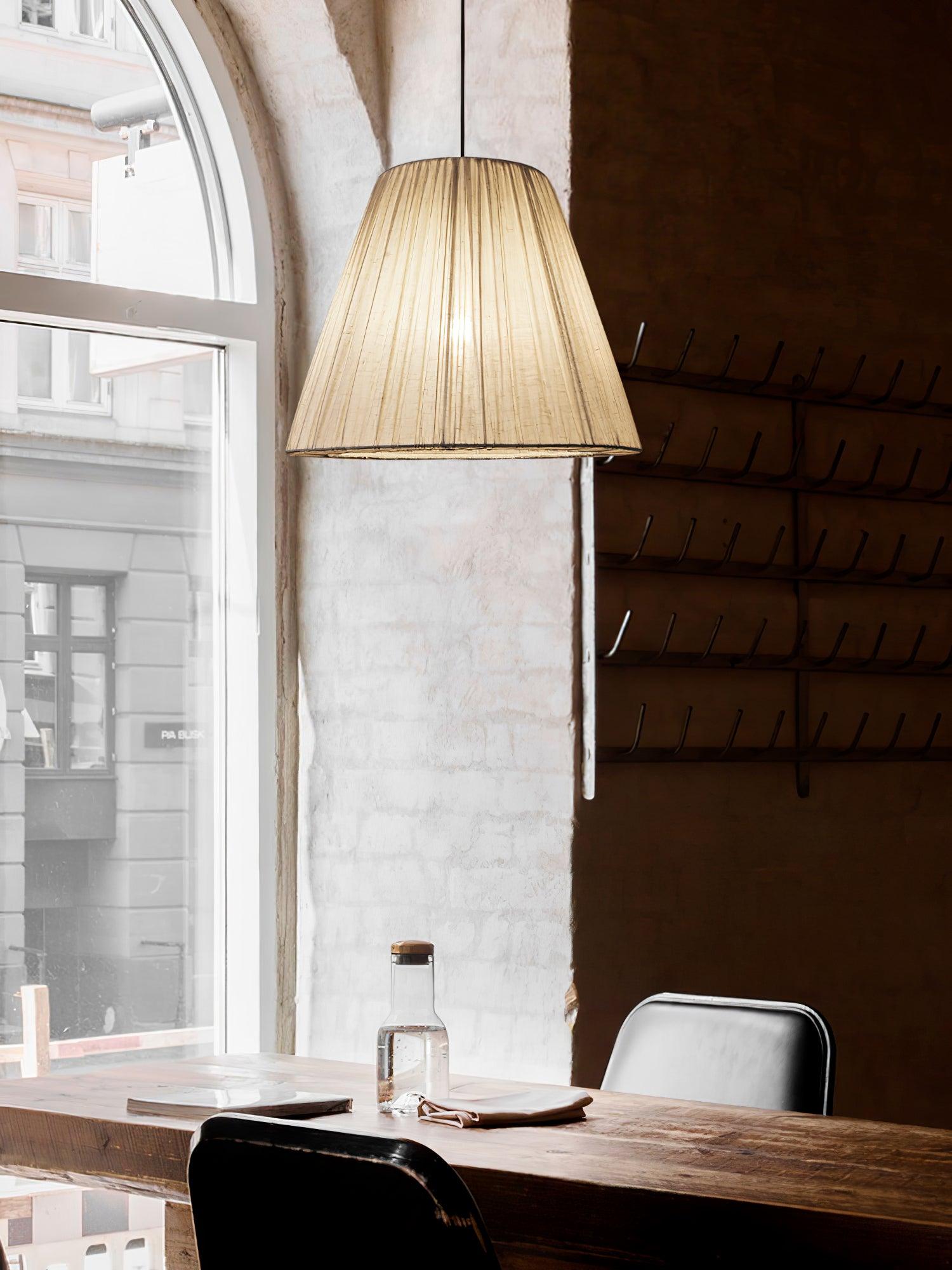 Textile Taper Pendant Lamp