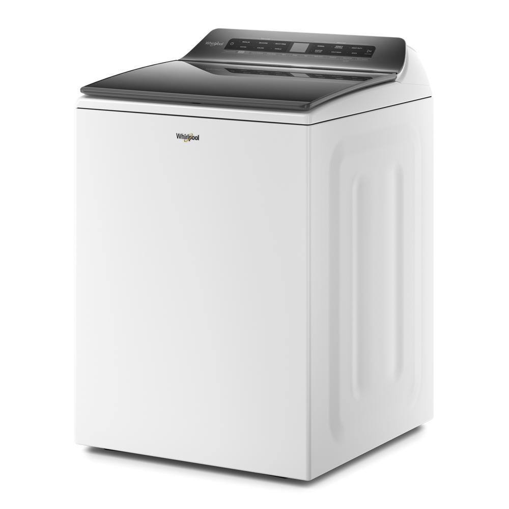 Whirlpool 4.8 cu. ft. Smart White Top Load Washing Machine with Load and Go Built-in Water Faucet and Stain Brush WTW6120HW