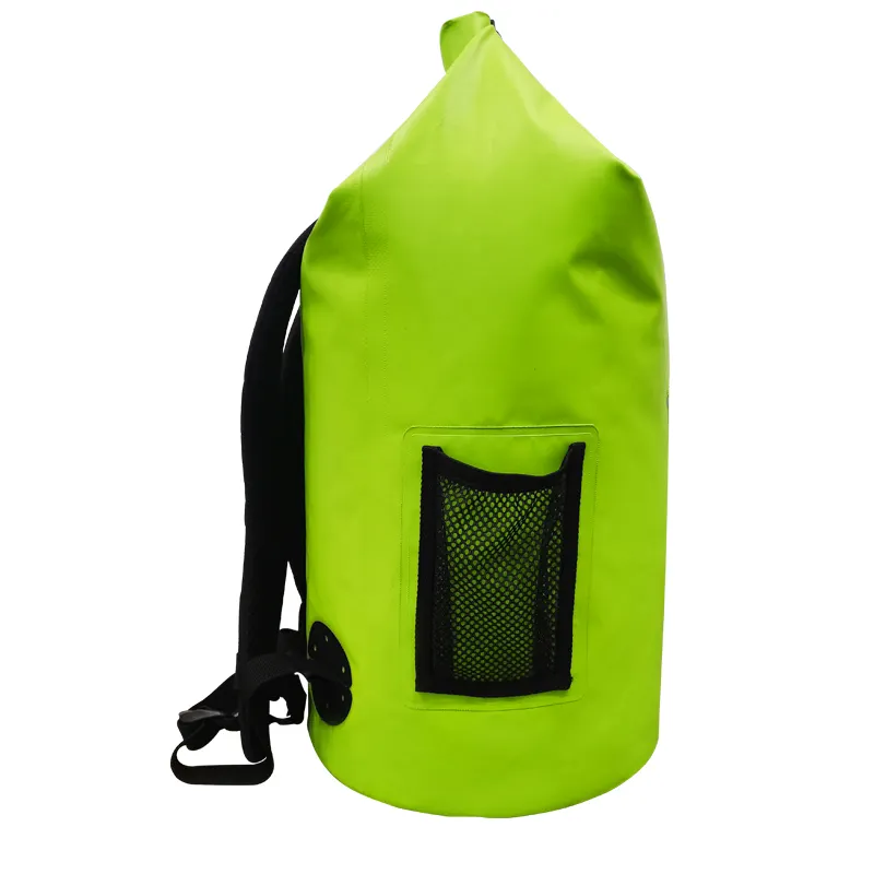 100% waterproof 500D PVC backpack dry bag for outdoor camping driving hiking