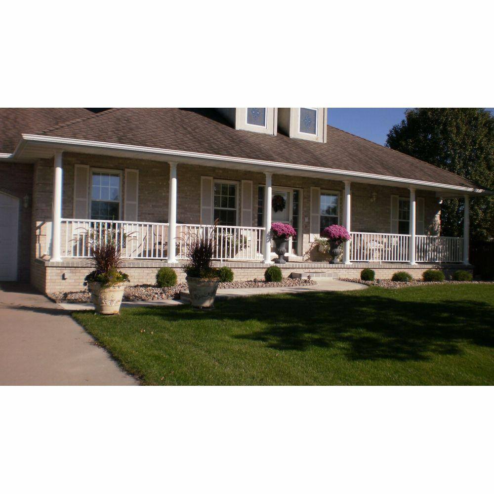 EZ Handrail 8 ft. x 36 in. Tan Clay Aluminum Baluster Railing EZ8RDT