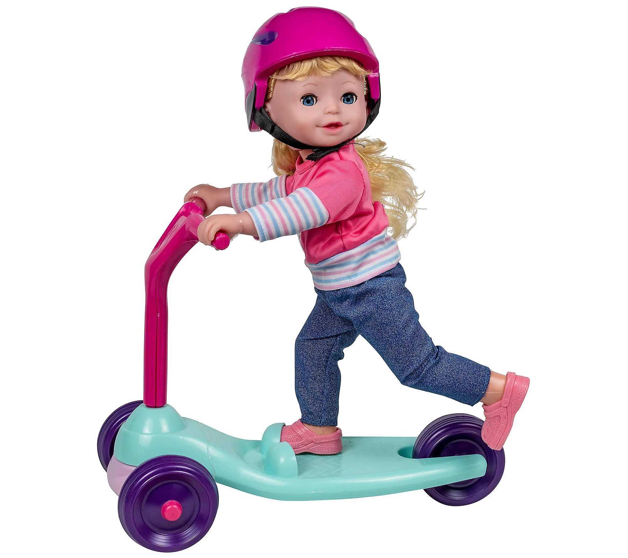 Kid Concepts 15 Toddler Baby Doll with Scooter