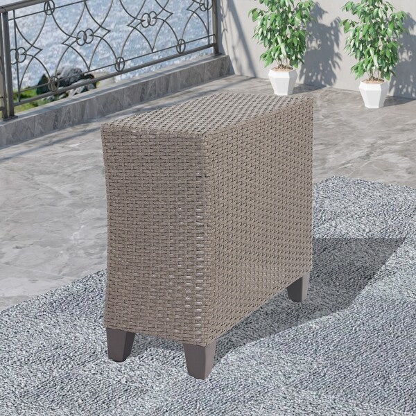 Patio Festival Wicker Side Table