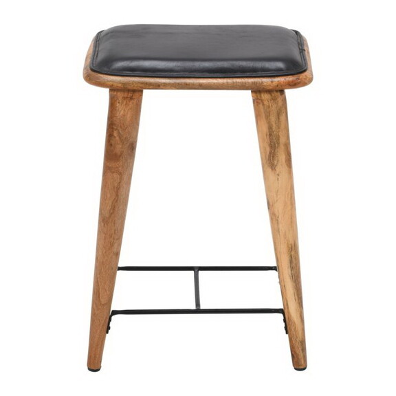 25 inch Counter Height Bar Stool  Genuine Leather ...