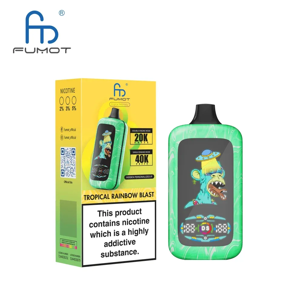 Fumot Digital Monkey 40000 Puffs - Tropical Rainbow Blast