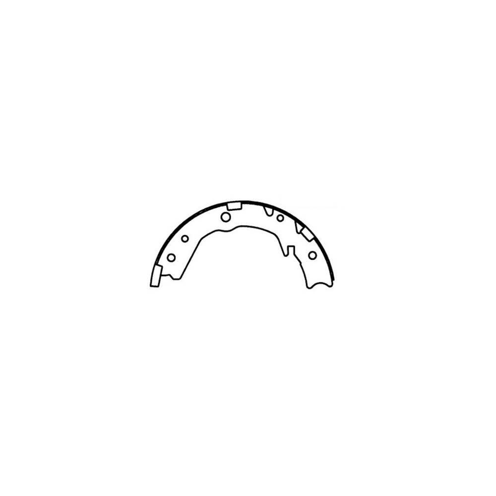 Centric Parts Parking Brake Shoe 2005-2010 Honda Odyssey 111.08560