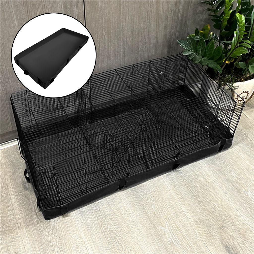 Guinea Cage Bottom Cover for Squirrel Rabbits Dwarf Bunnies Black