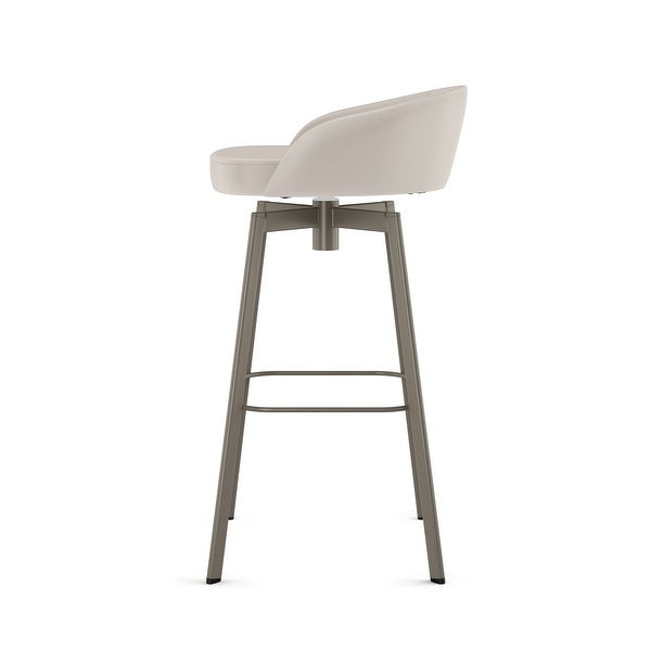 Amisco Cruz Swivel Counter and Bar Stool