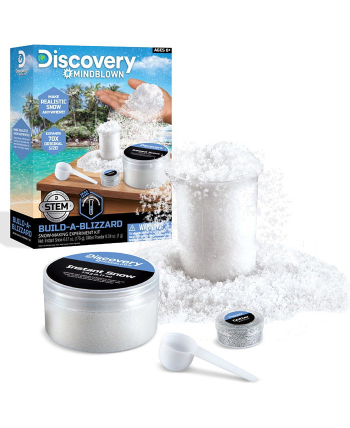 Discovery #MINDBLOWN Build a Blizzard Snow Making Experiment Set  4 Piece