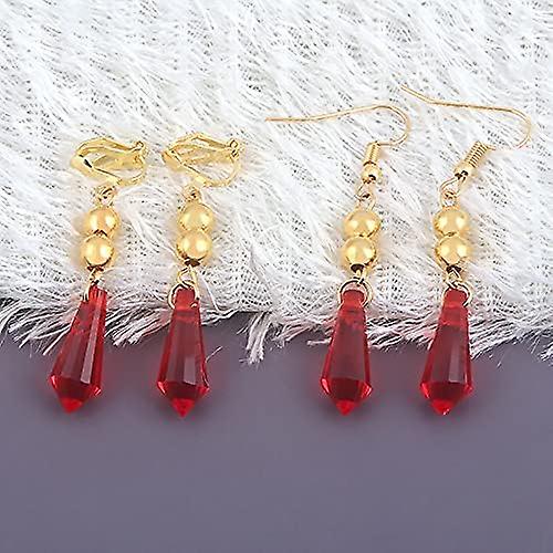 Genshin Impact Tartaglia Earrings - Anime Game Hook Earrings - Cosplay Jewelry For Womens Girls Dangle -