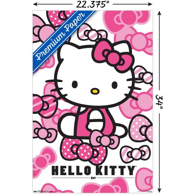 Trends International Hello Kitty Bows Unframed Wall Poster Prints