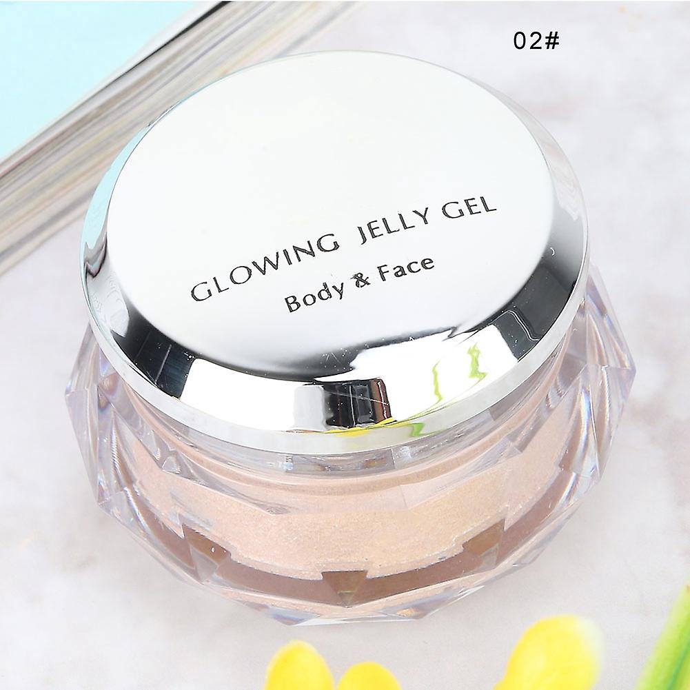 Creamy Glossy Highlighter Face Body Brightening Illuminating Contour Cream Ladies Makeup 2#