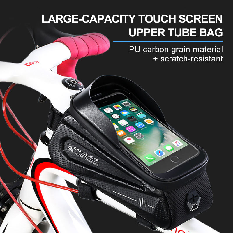 Storage pouch mountain bike front beam bag outdoor bicycle ultralight cycling wedge Pack