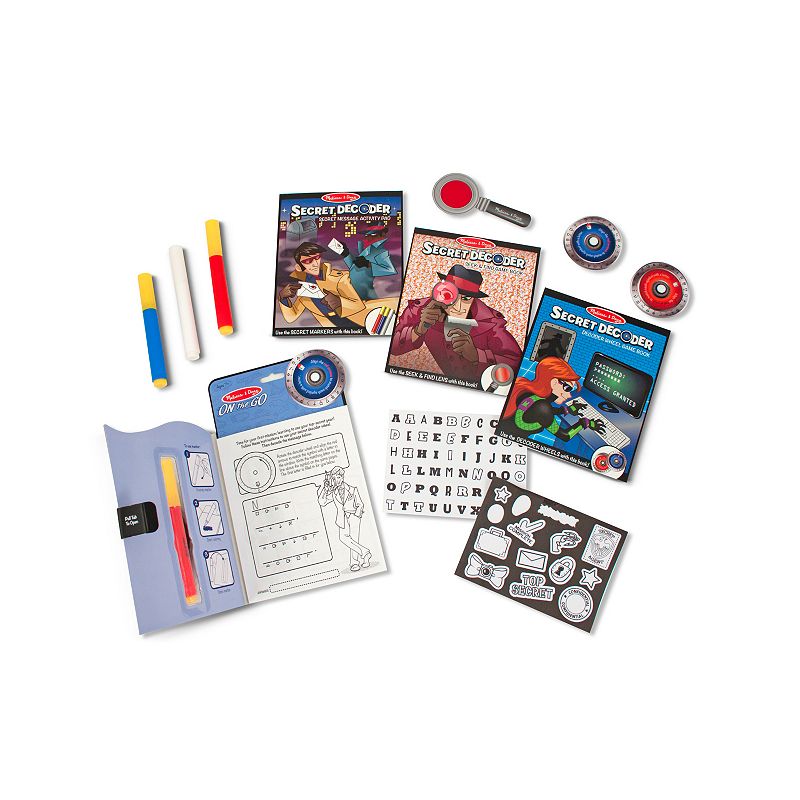 Melissa and Doug Secret Decoder Deluxe Activity Set