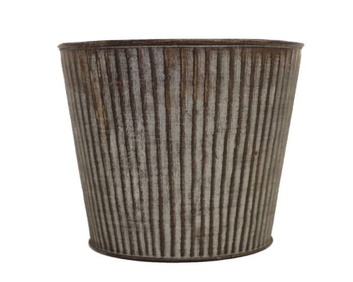 Robert Allen Terrace Planter， Burnished Bronze， 5