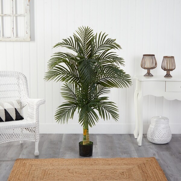 Nearly Natural Double Robellini 5.5foot Palm Tree UVresistant