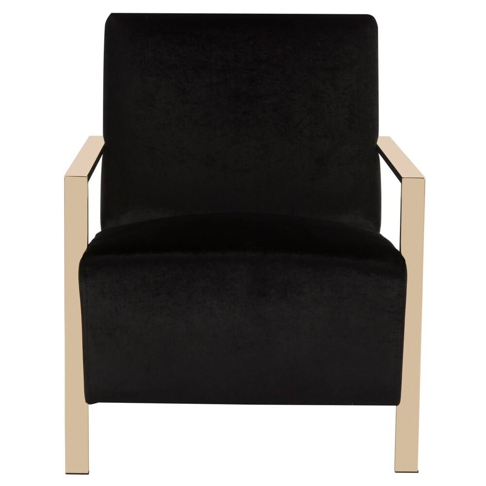 SAFAVIEH Orna Glam Black Accent Chair   26.5\