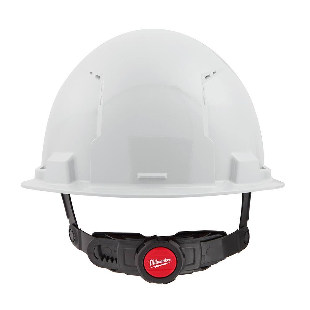 MW BOLT White Type 1 Class C Front Brim Vented Hard Hat with 6-Point Ratcheting Suspension (10-Pack) 48-73-1220X10