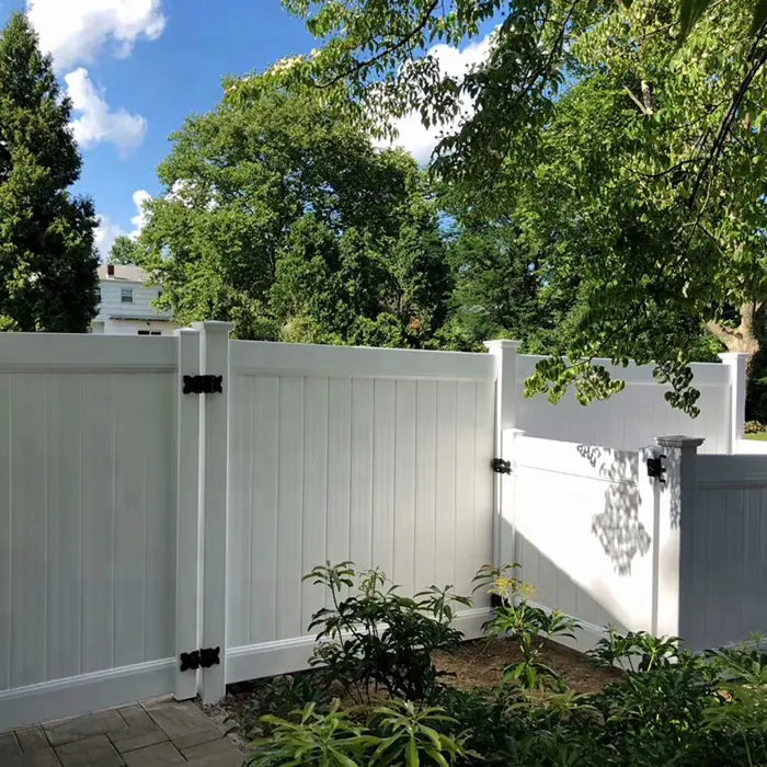 hot selling 6 ft x 8 ft gray hard vinyl fence panel kit Easily Assembled water proof pvc fence profile