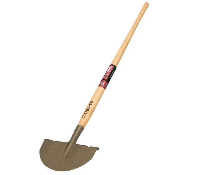 Truper TruTough Half Moon Edger with Ash Handle - 34953