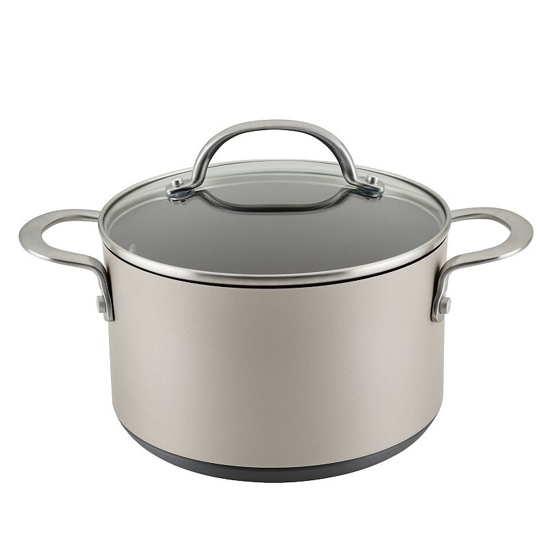 Anolon Achieve 4-qt. Hard-Anodized Nonstick Saucepot with Lid