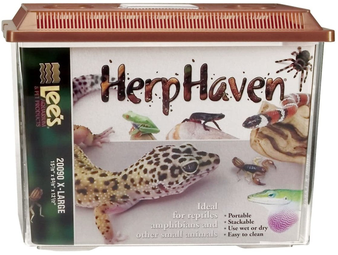 X-Large - 2 count Lees HerpHaven Rectangular Terrarium