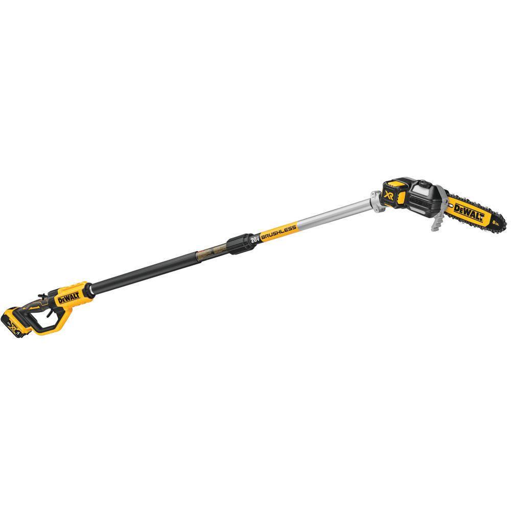 DEWALT 20V MAX 8in Cordless Battery Powered Pole and Chainsaw Tool Only