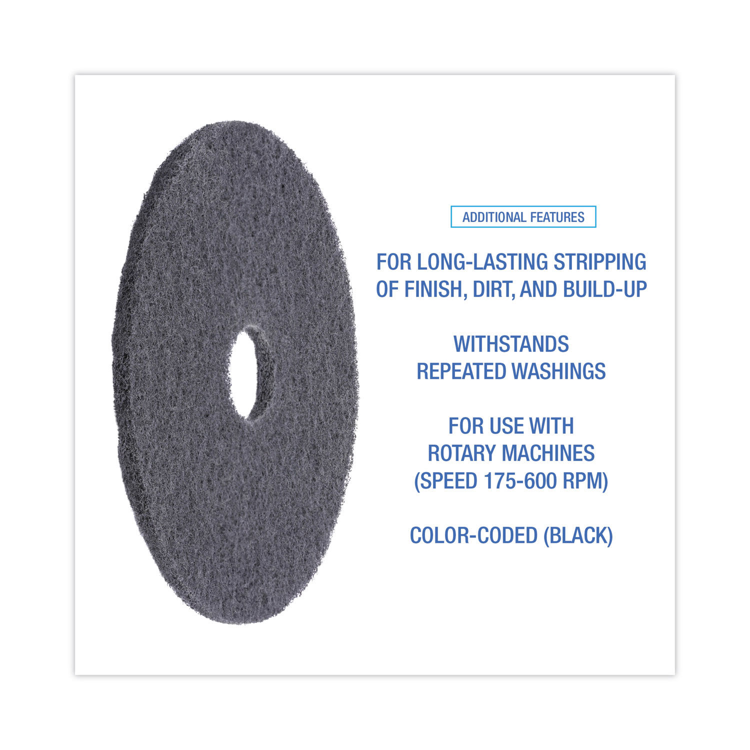 High Performance Stripping Floor Pads by Boardwalkandreg; BWK4017HIP