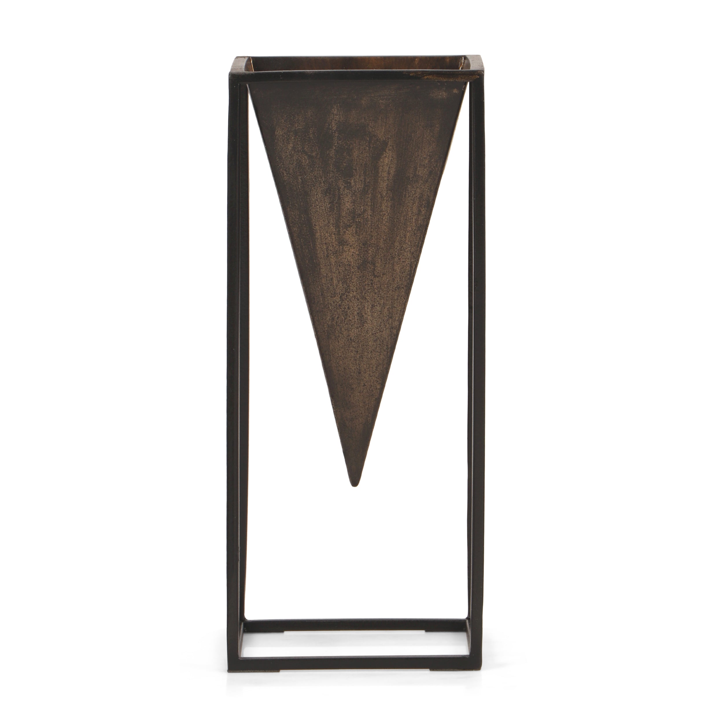 Keyser Handcrafted Iron Decorative Frame Vase