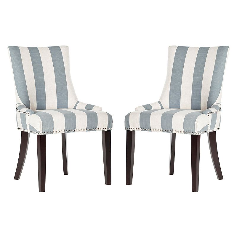 Safavieh Lester Awning Stripes Dining Chair 2-piece Set