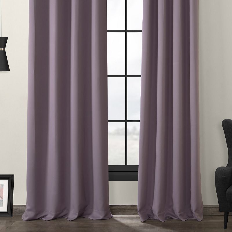 EFF Solid Blackout Grommet Set of 2 Window Curtains