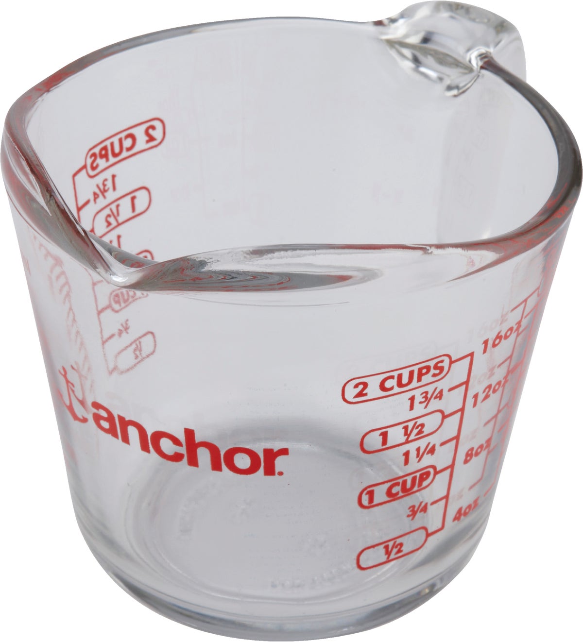 Anchor Hocking Measuring Cup 2 Cup Clear (Pack of 4)