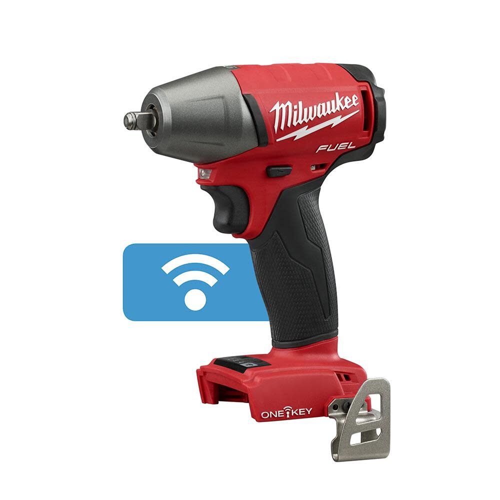 Milwaukee M18 FUEL 3/8 in. Compact Impact Wrench with Friction Ring with ONE-KEY 2758-20 from Milwaukee