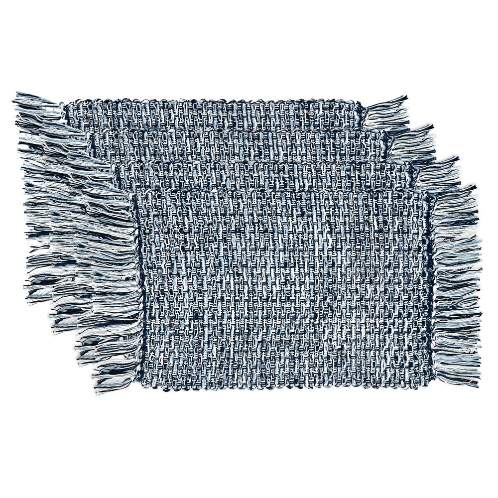 Woven Design Table Mats (Set of 4)