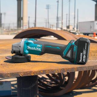 Makita 18V LXT Brushless Cordless 4-12 in.5 in. Cut-OffAngle Grinder KitBonus 5 in. Dust Extracting Surface Grinding Shroud XAG04T-195236-5