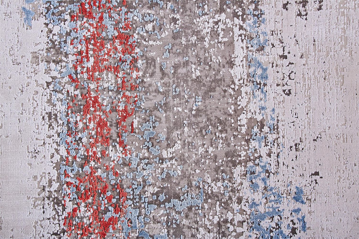 Lindstra Gray and Blue Rug by BD Fine