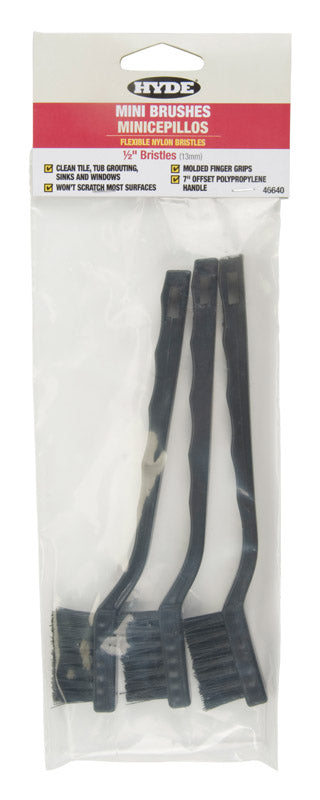 MINI BRUSHES NYLON 3PK