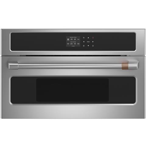 Café 30-inch, 1.3 cu.ft. Built-in Single Wall Oven with True European Convection CMB903P2NS1